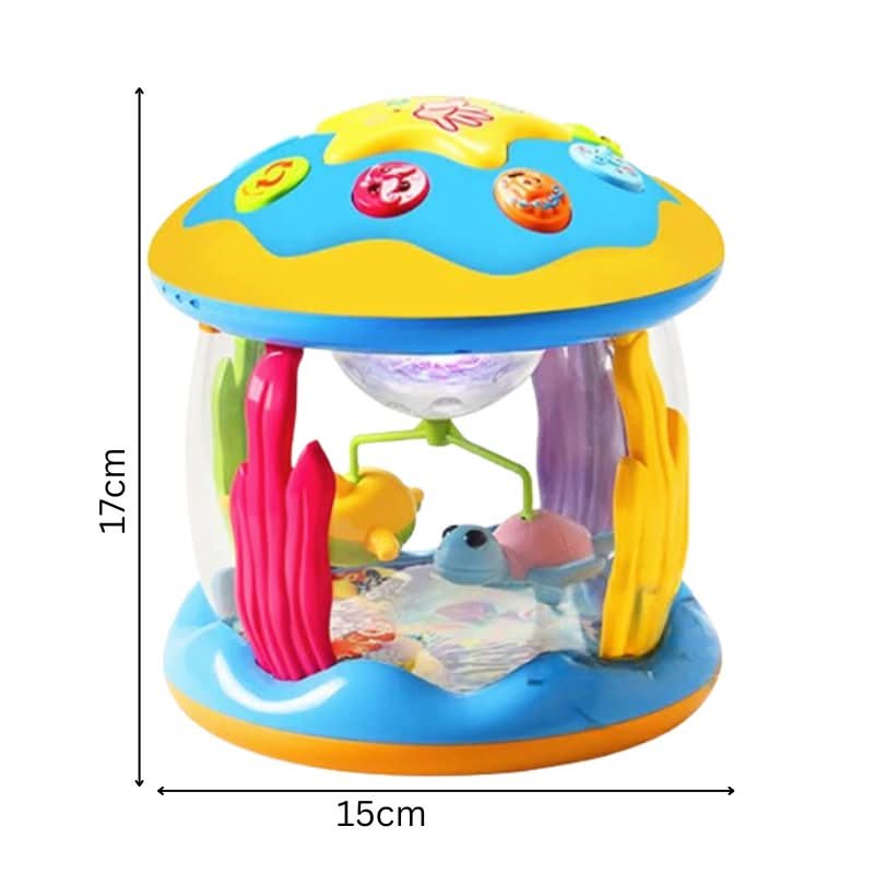 Interactive Light & Sound Play Drum for Babies