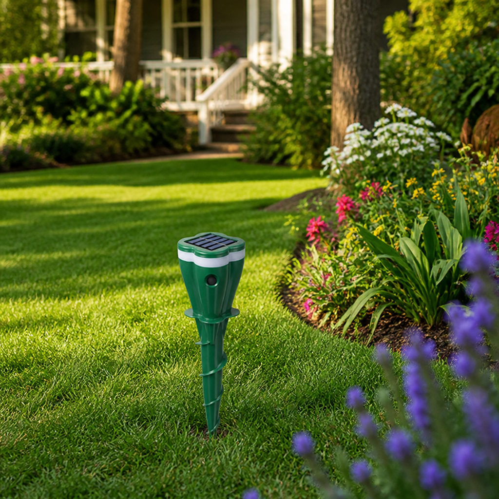 TerraGuard™ — Quiet Solar Power That Banishes Moles and Revives Your Garden’s Glory