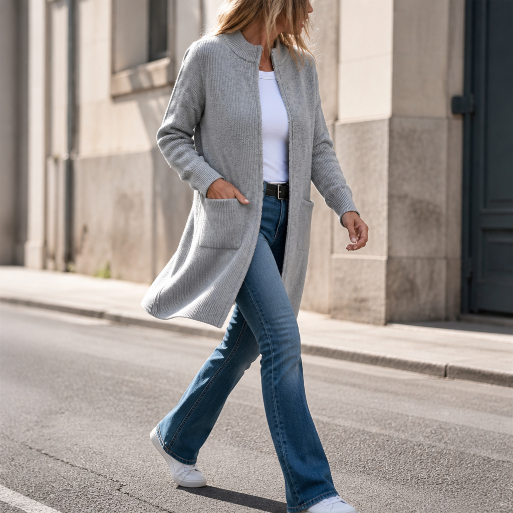 SereniKnit™ — Feel Wrapped in Soft, Stretchy Warmth That Moves With You