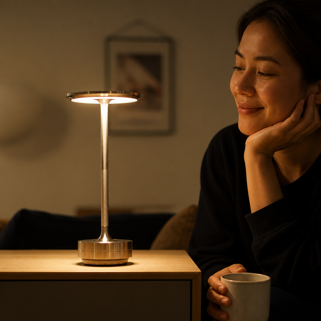 LumaEase™ — Wrap Your World in Instant Calm and Cordless Luxury