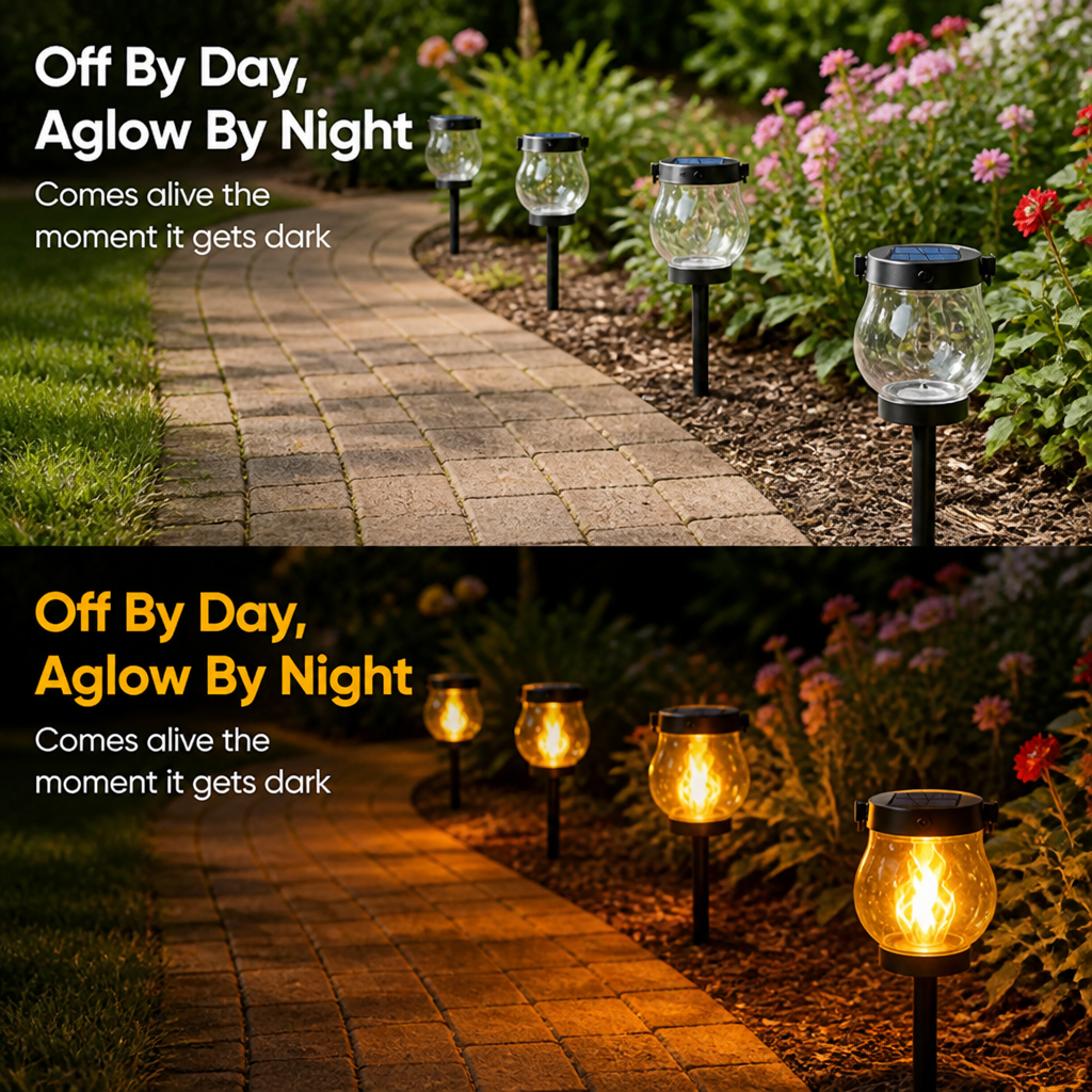 LumoraFlame™ — Ignite Cozy, Carefree Evenings with Safe, Solar-Powered Glow