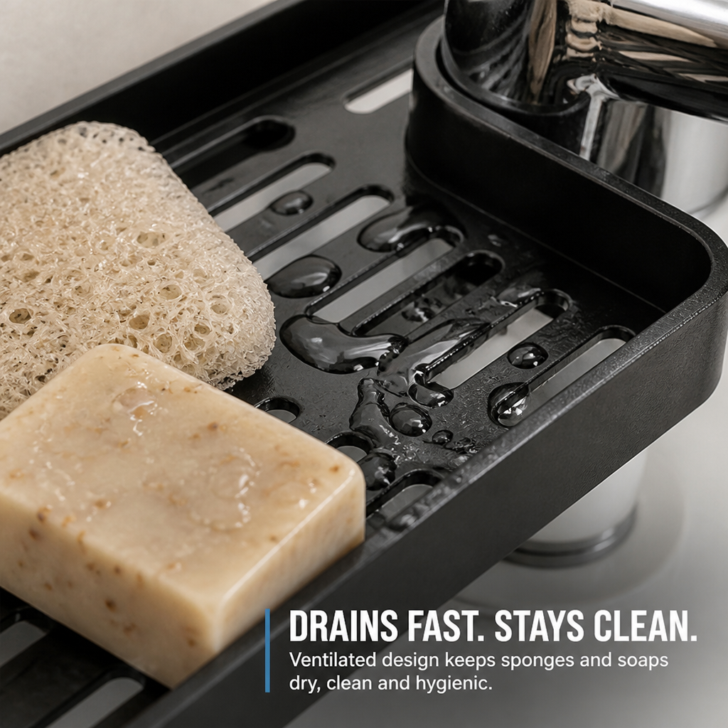 StreamNest™ — Instantly Declutter Your Sink for a Fresher, Calmer Kitchen Every Day