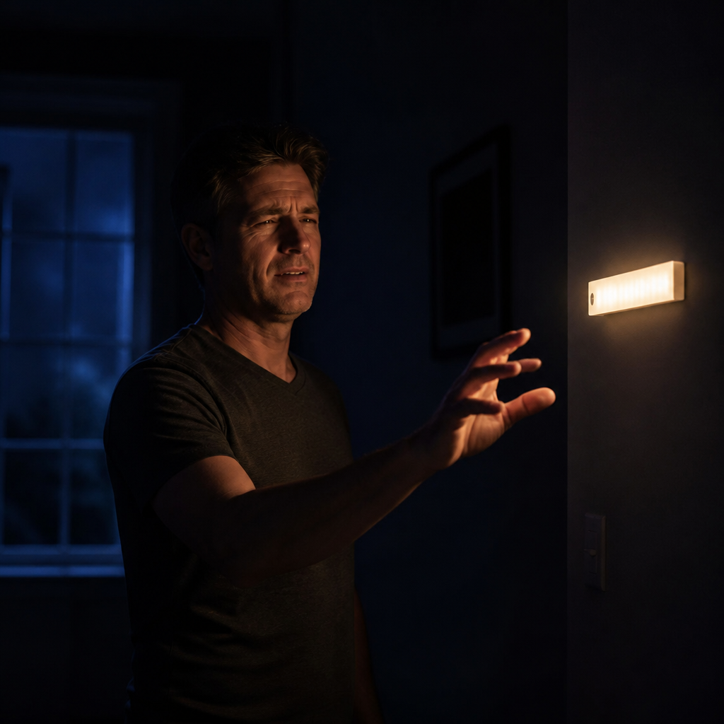 LumiSense™ — Hands-Free Glow That Warms Your Home and Calms Your Soul