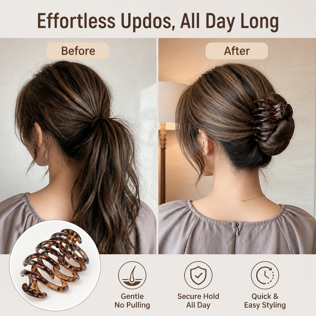 LuxeLoop™ — Secure, Pain-Free Styles That Keep Your Hair Strong and Stunning All Day