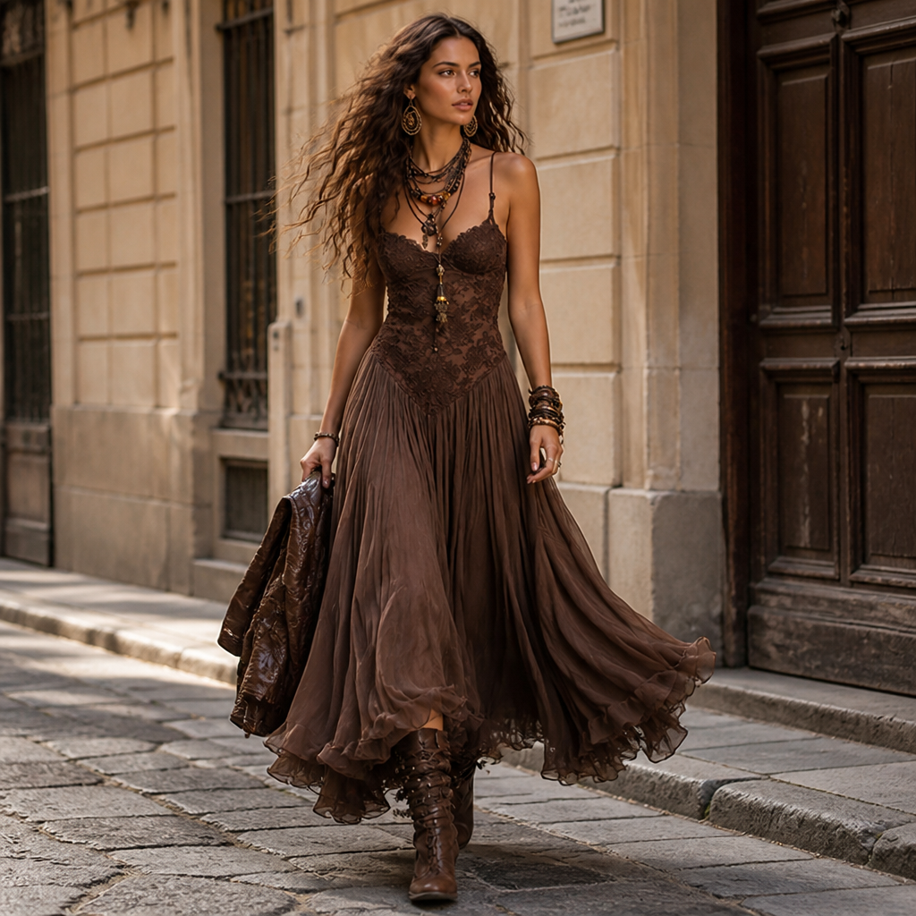 LunariaSilk™ Maxi Dress — Unleash Effortless Grace and All-Day Confidence
