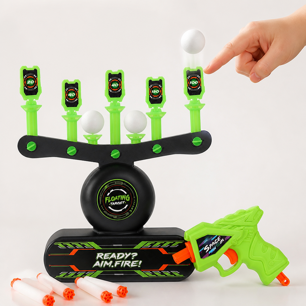 TurboGlow™ — Get Kids Off Screens and Into Glowing Floating-Target Battles