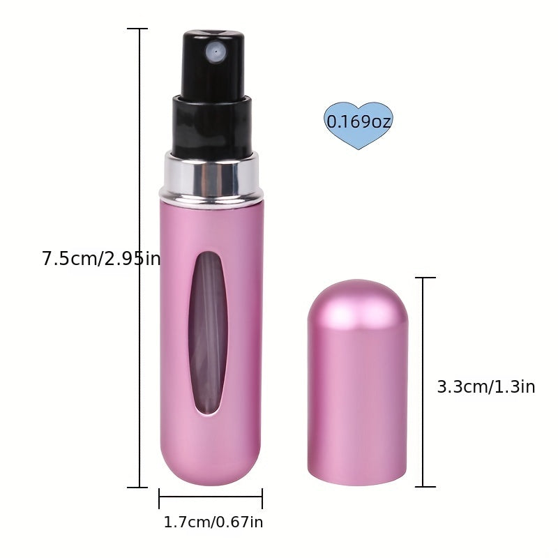 Elegance On-the-Go - Compact Refillable Perfume Spray Bottle