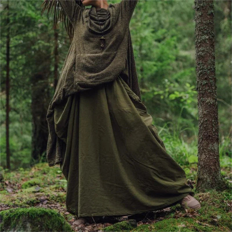 LuminaFlow™ Maxi Skirt — Unleash All-Day Comfort and Effortless Style with Pockets That Keep Up