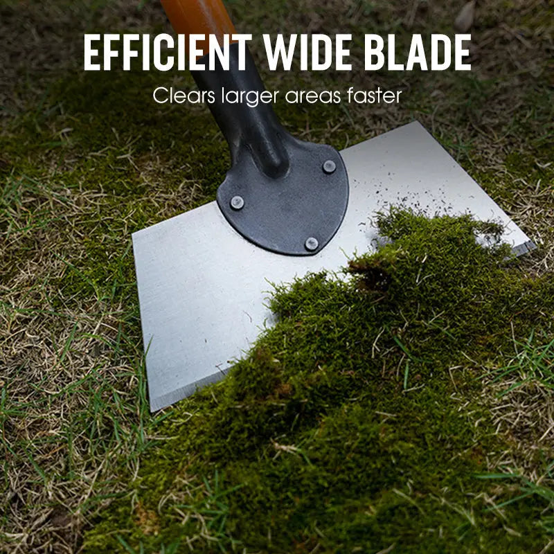 Garden Hoe | Wide Steel Blade | Push and Pull | WeedScrape