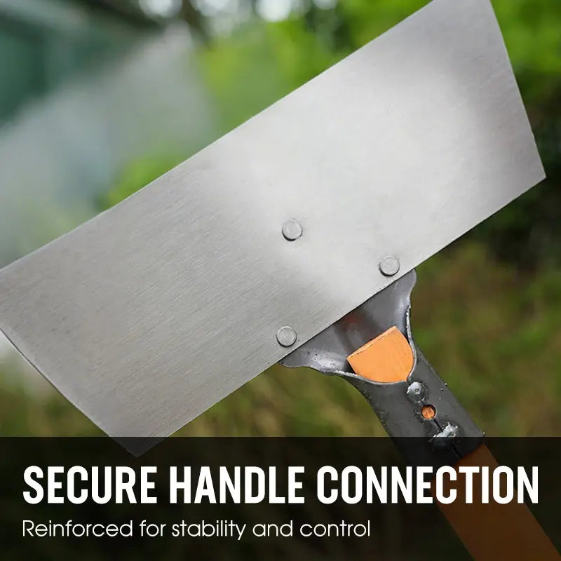 Garden Hoe | Wide Steel Blade | Push and Pull | WeedScrape