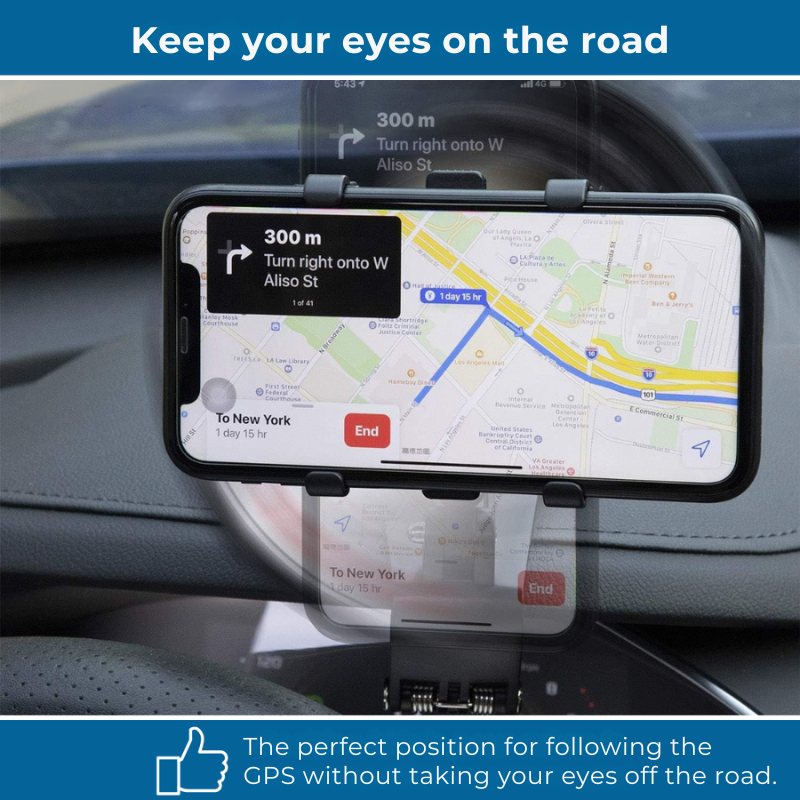 GripMaster™ — Drive Confidently with a Phone Mount That Holds Tight Through Every Bump