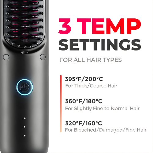 SilkSculpt™ Heat Brush — Transform Tangled, Frizzy Hair into Silky Smooth Confidence Instantly