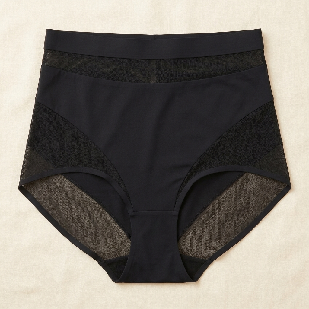 Flexéa™ – Transparent Mesh High-Waisted Tummy Flattening & Butt-Enhancing Shaping Brief