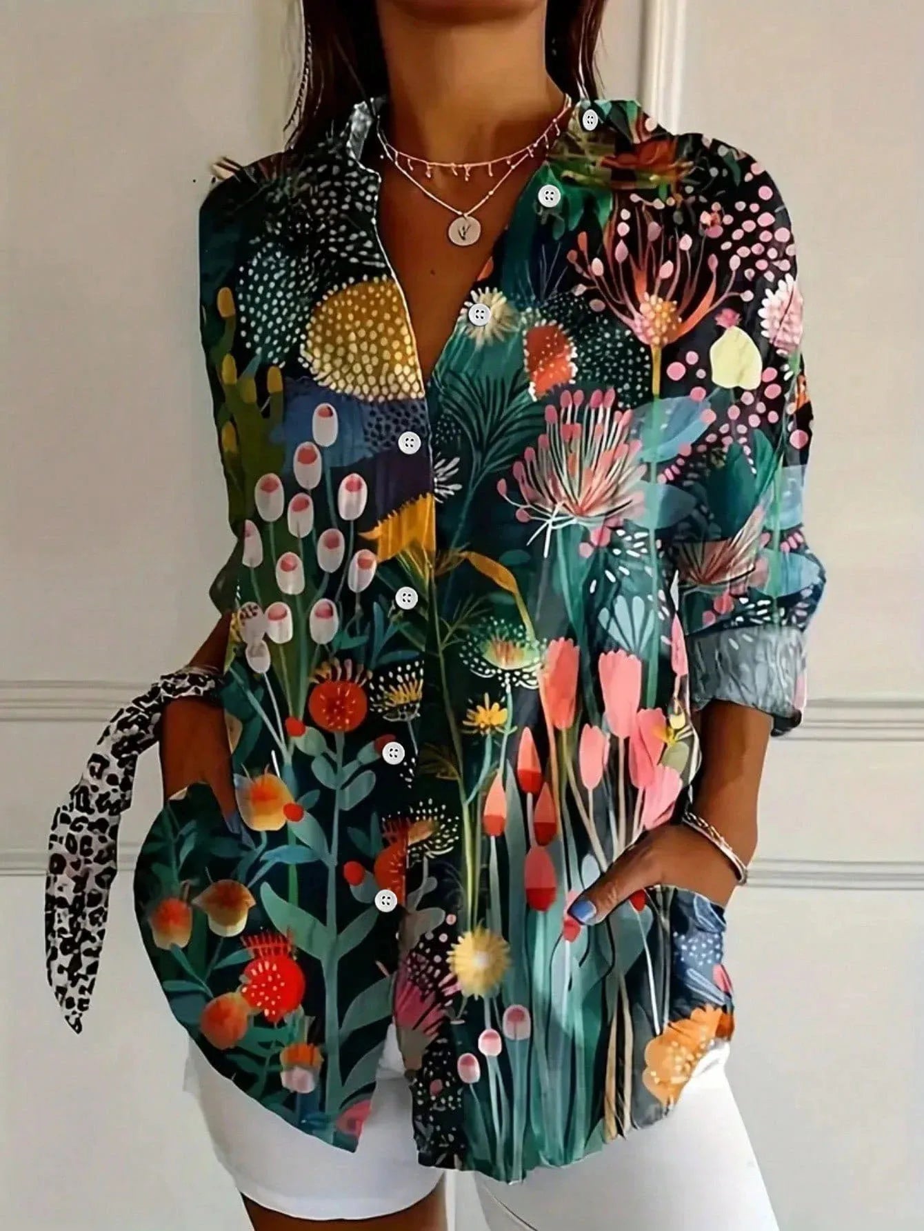 LumaLuxe™ Blouse — Wear Bright Confidence That Lasts All Day