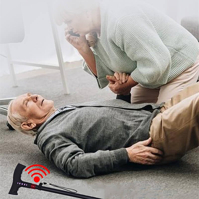 Walking Stick | Adjustable Height | Fall Detector | SmartCane