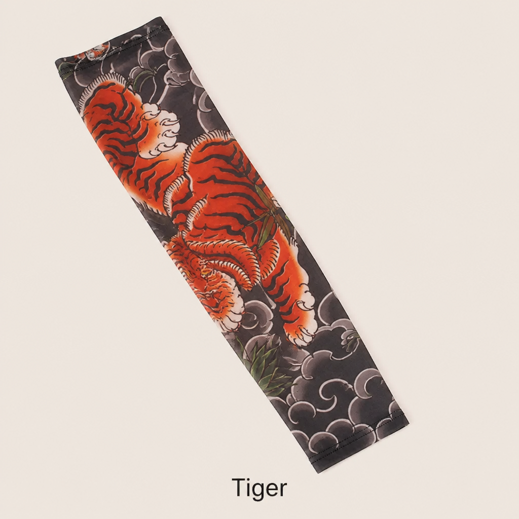 ArborSkin™ – UPF 50+ Japanese Tattoo-Print Sun Shield Arm Sleeve