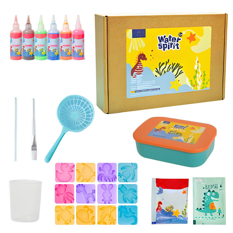 Creative Kids Craft Set with 3D Water Beads for Fun Play