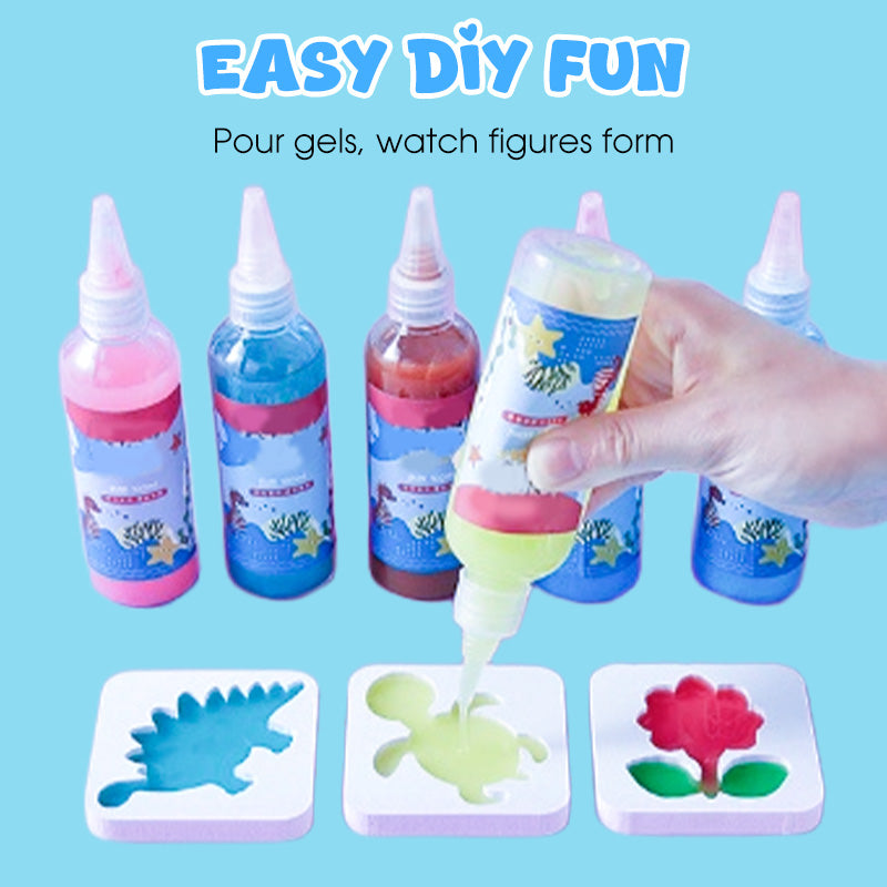 Creative Kids Craft Set with 3D Water Beads for Fun Play