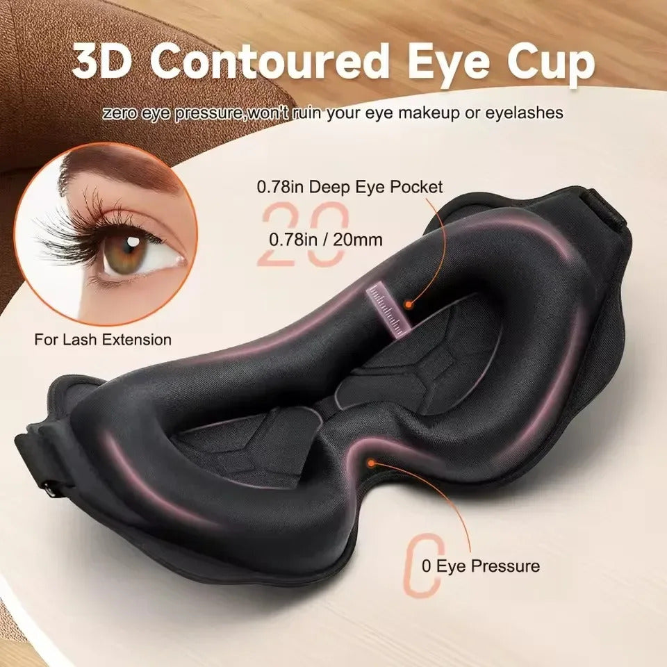 Lightproof 3D Eye Contouring Sleep Mask