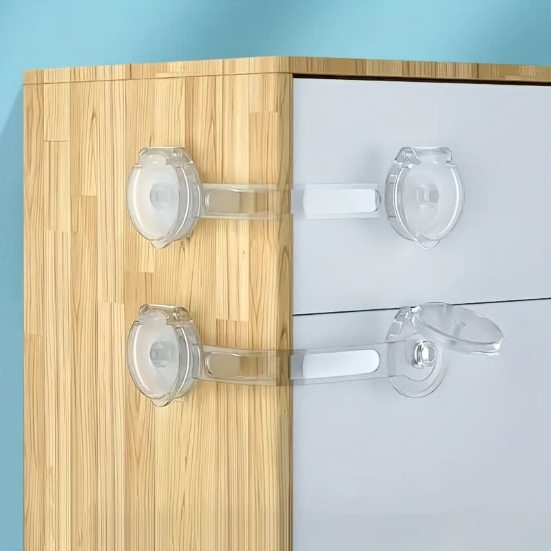 Childproof Cabinet Locks for Drawers and Refrigerators – Safety Set