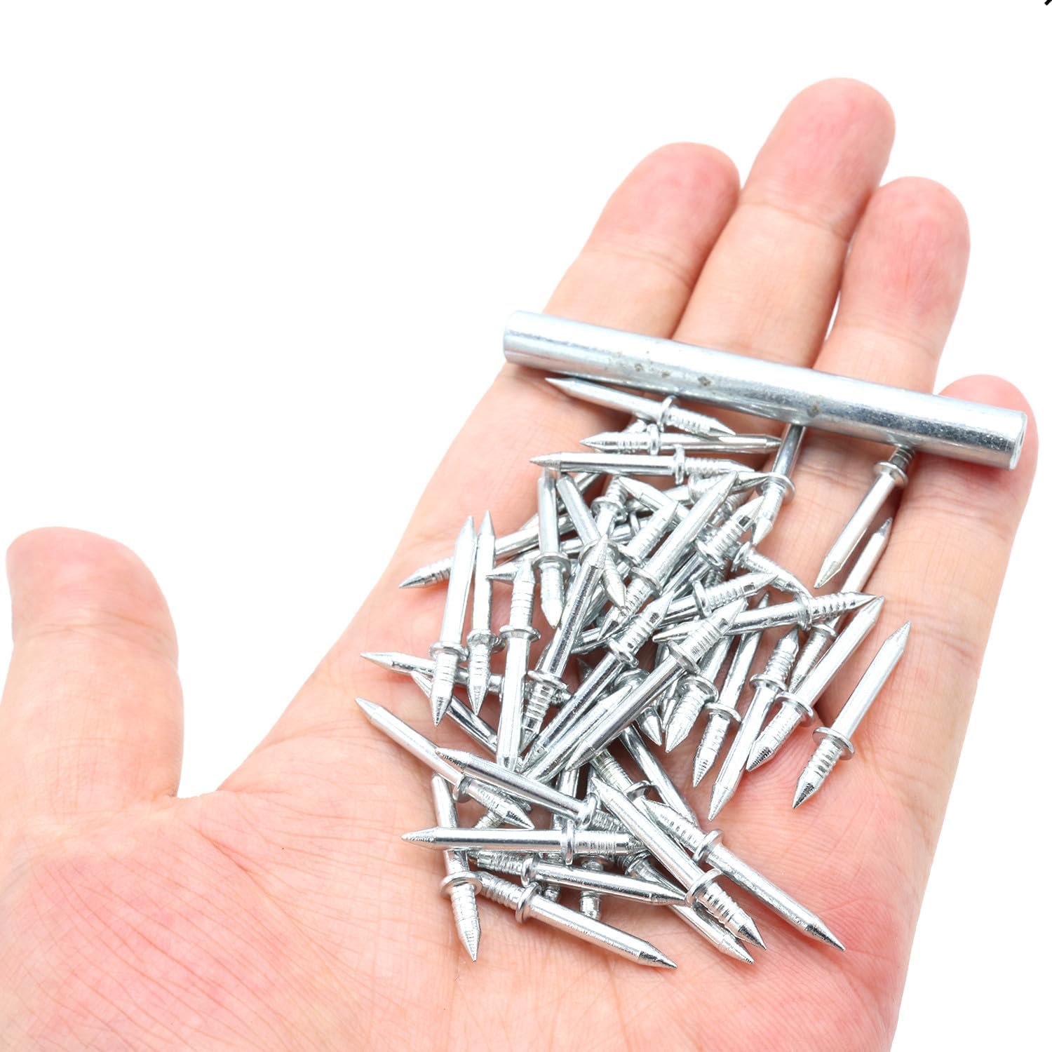 SilkNail™ Double-Head Nails — Snap Perfect, Invisible Finishes Without Any Noise or Hassle