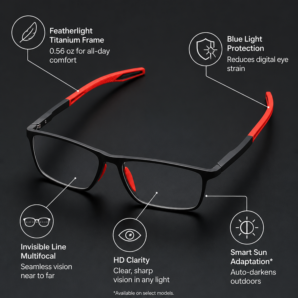 LumaSight™ — Experience Effortless Focus and Featherlight All-Day Comfort