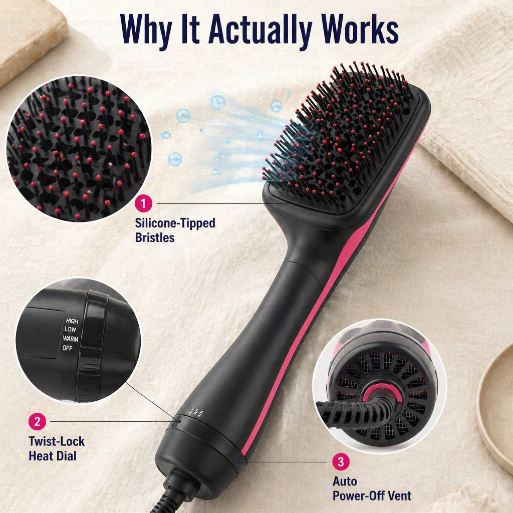 VivaLiss™ — Smooth Damp Hair Fast Without the Three-Tool Tumble