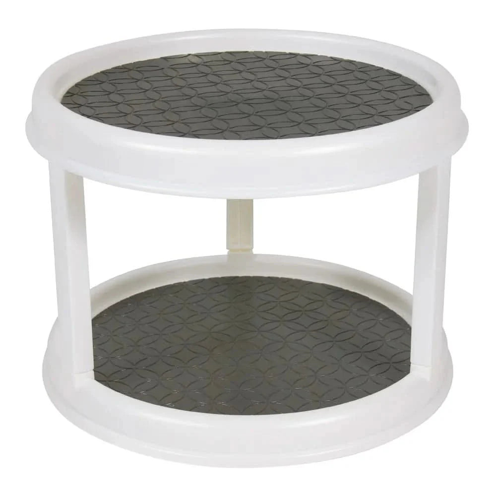 2-Tier Rotating Spice Rack Organizer