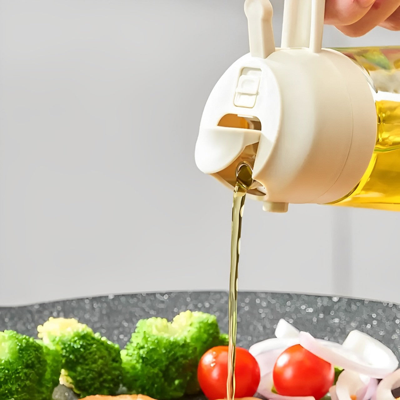 Dual-Function Oil Pourer & Sprayer – Ideal for Cooking & Grilling