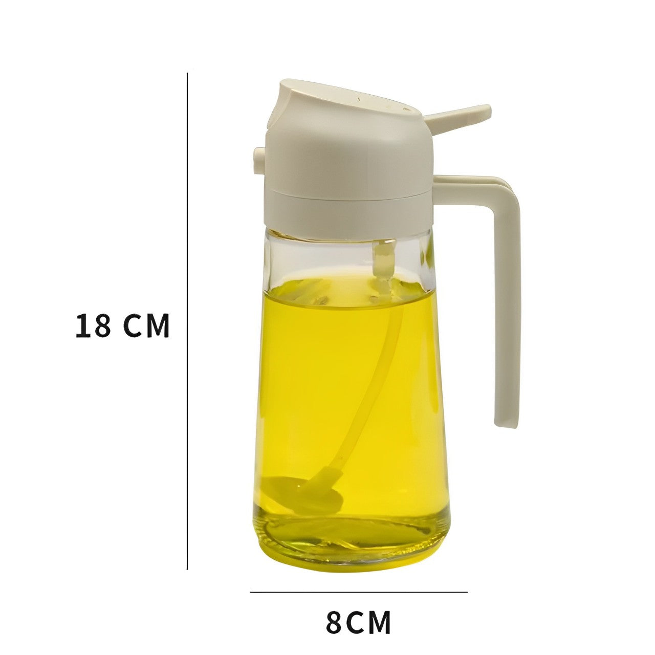 Dual-Function Oil Pourer & Sprayer – Ideal for Cooking & Grilling