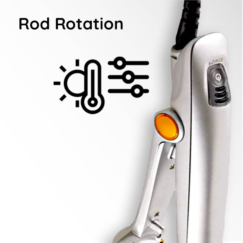 Dual Function Rotating Brush for Effortless Hair Styling