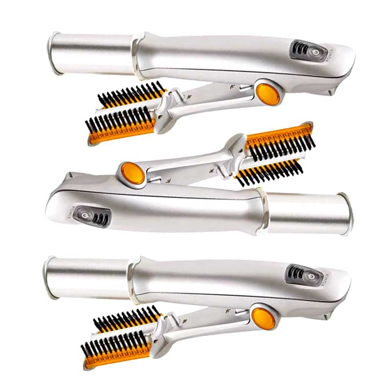 Dual Function Rotating Brush for Effortless Hair Styling
