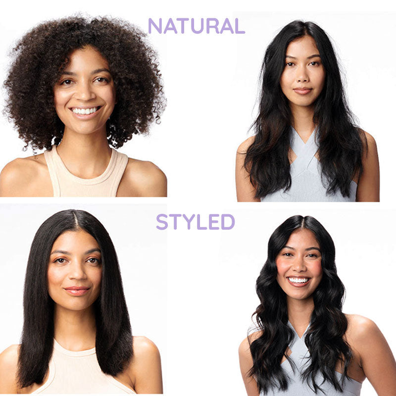 Dual Function Rotating Brush for Effortless Hair Styling
