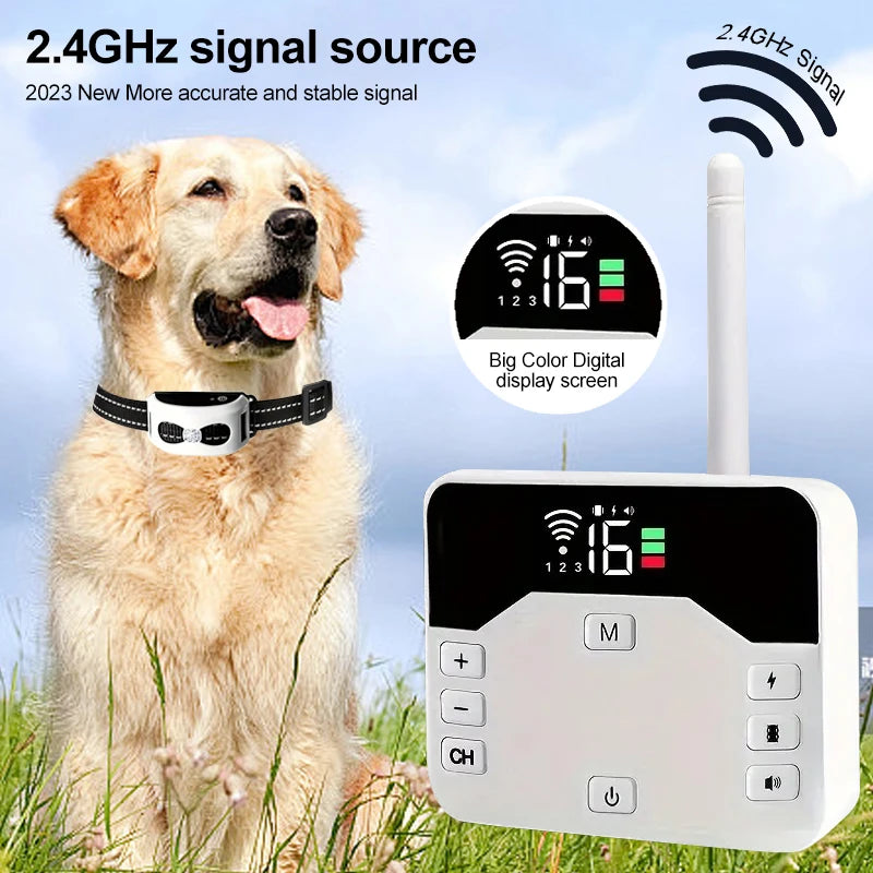 Dual-Function Wireless Pet Containment and Training System
