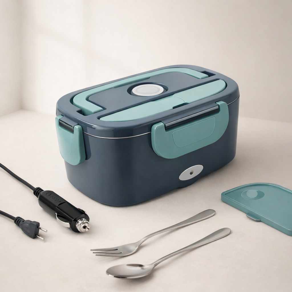 Portable Meal Warmer 1.5L 60W with Home and Car Adapters