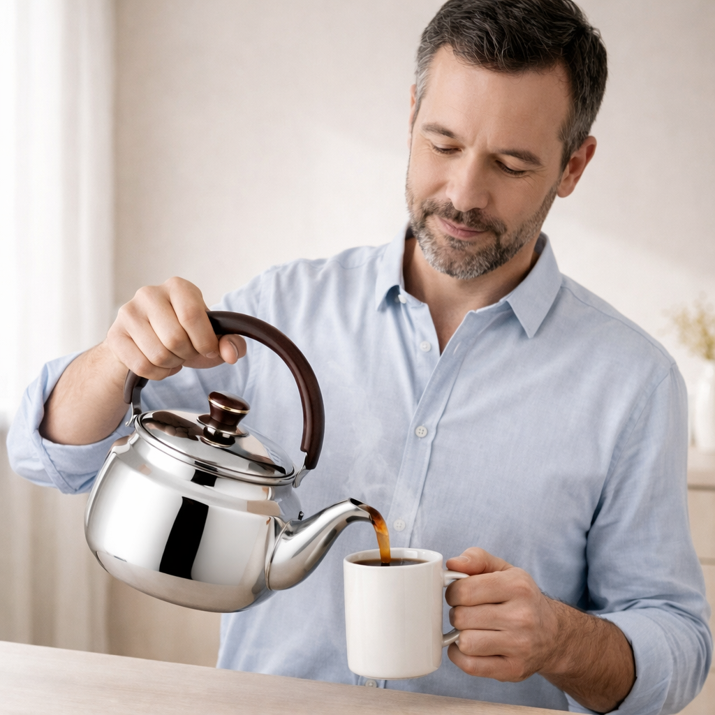 Versatile Whistling Kettle for All Stovetops
