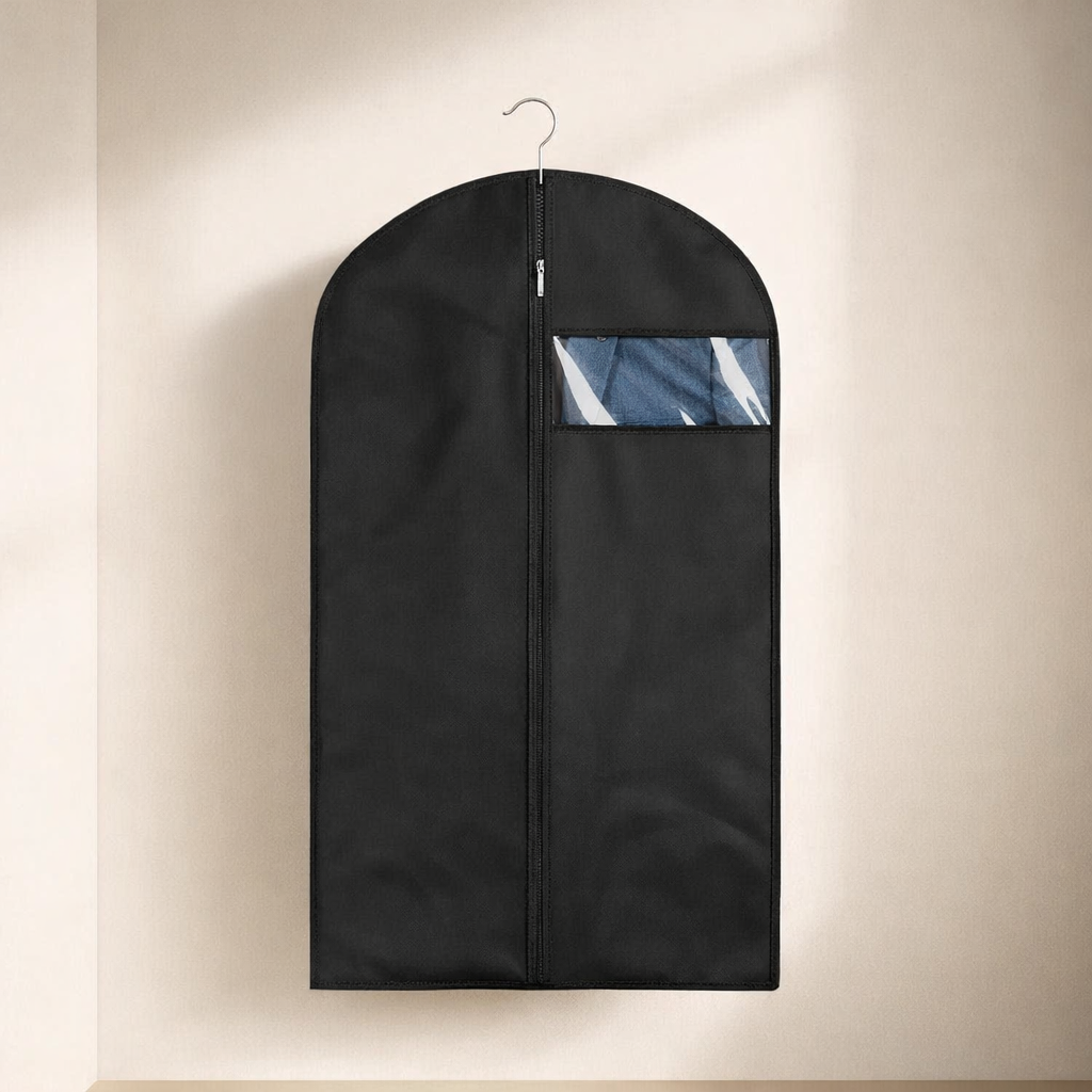 Versatile Clothing Storage Bags - 10 Pack with Clear View Windows