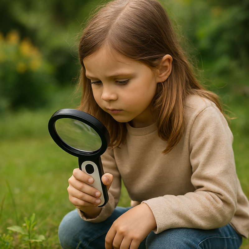 30X Lightweight Handheld Magnifier for Effortless Reading