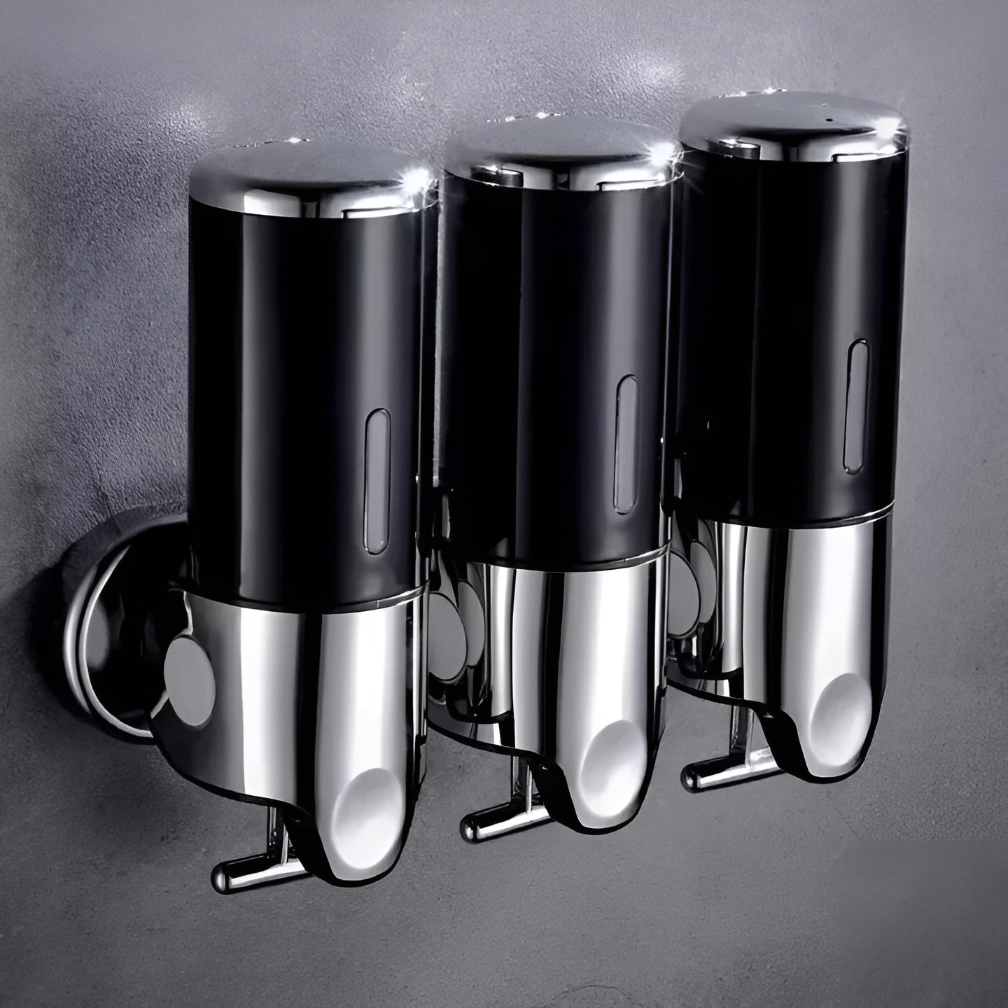 Elegant Wall-Mounted Soap Dispenser for a Chic Bathroom