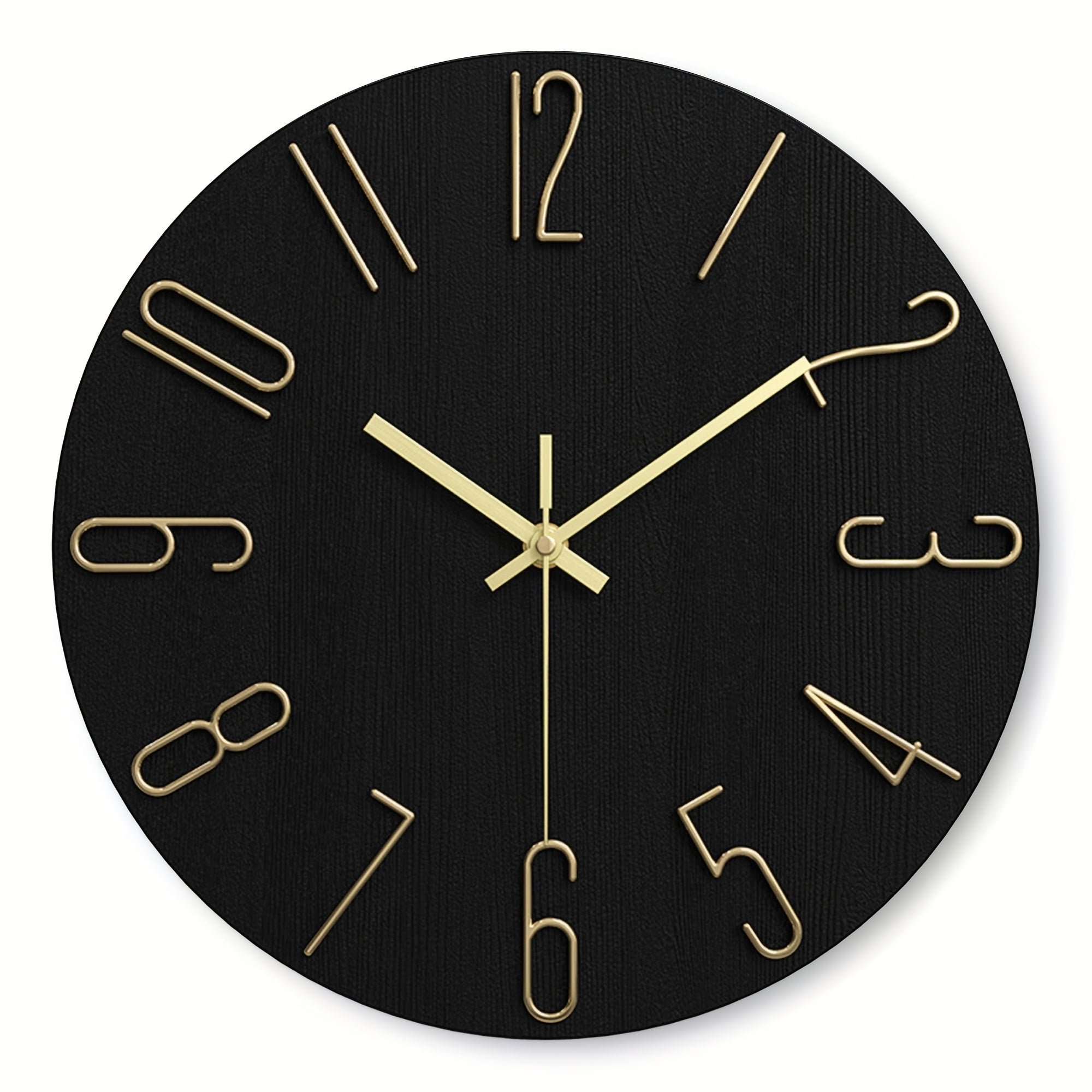 AuraTime - Elegant Round Wall Clock with Stylish Rimless Design