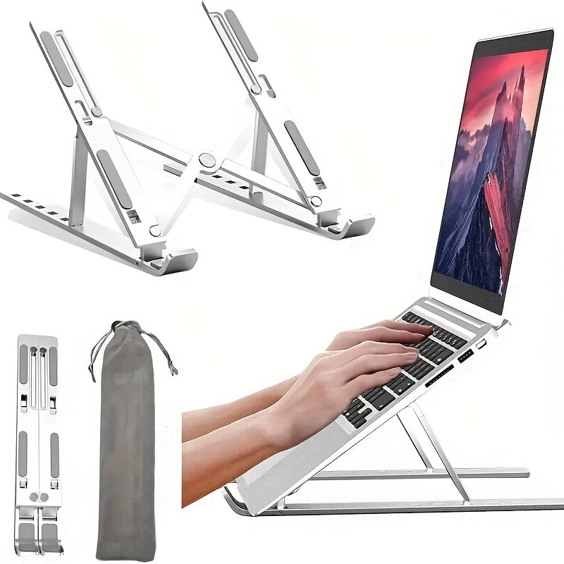 Versatile Aluminum Laptop Elevation Stand for Comfort
