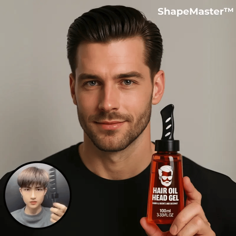 SculptEase™ 2-in-1 Styling Gel Comb — Master Every Strand with Fresh, Flake-Free Confidence All Day