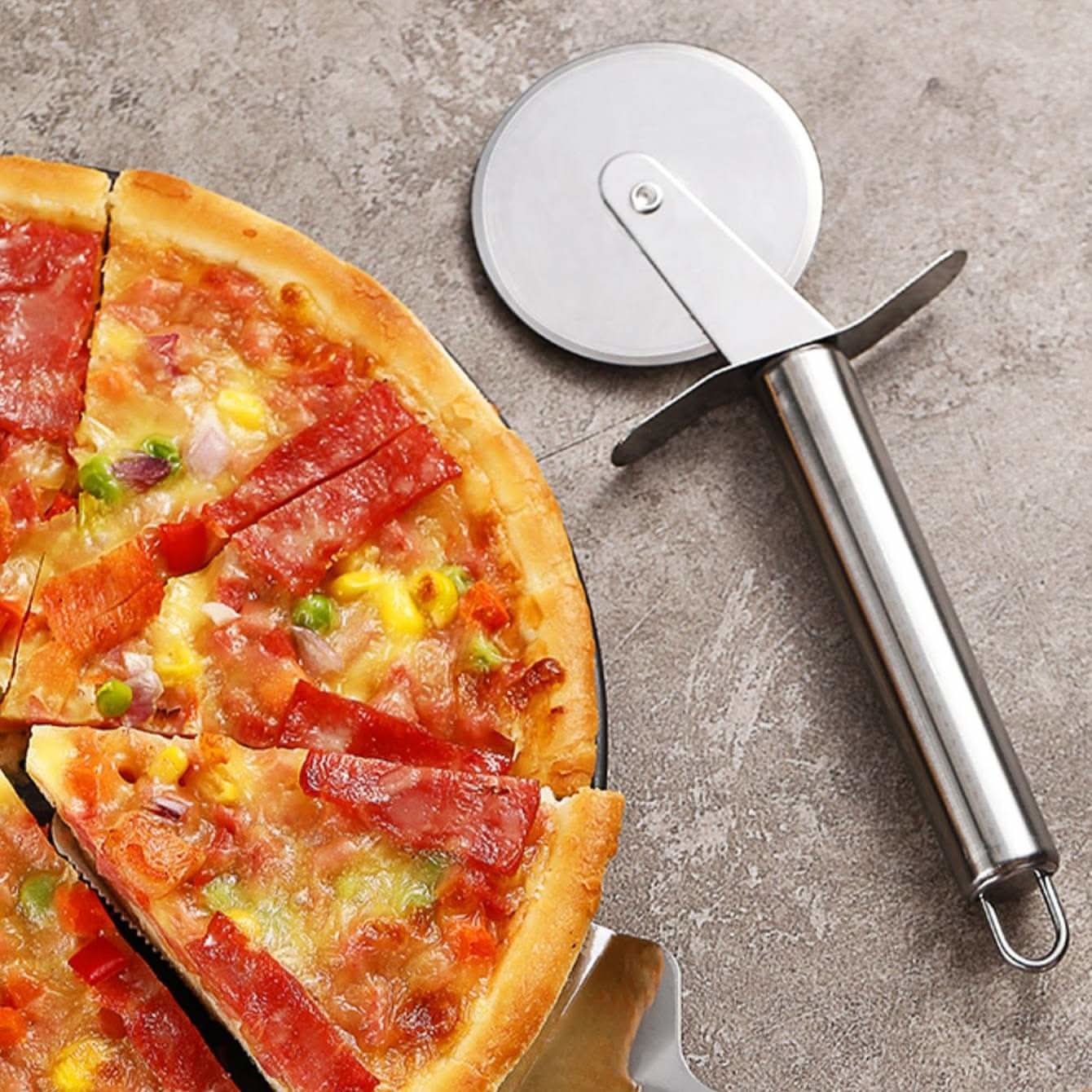 Stainless Steel Wheel Tool for Cutting Pizza