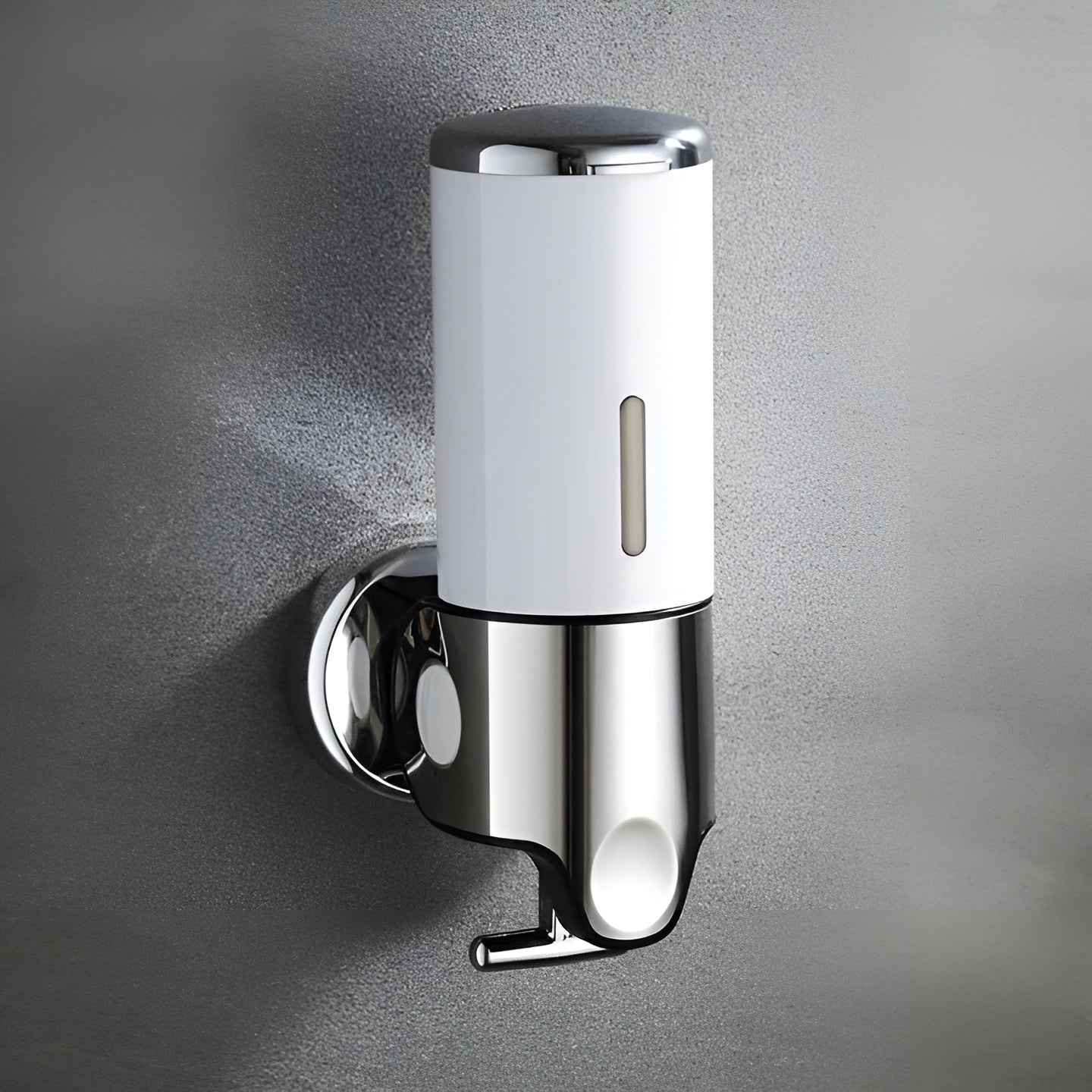 Elegant Wall-Mounted Soap Dispenser for a Chic Bathroom