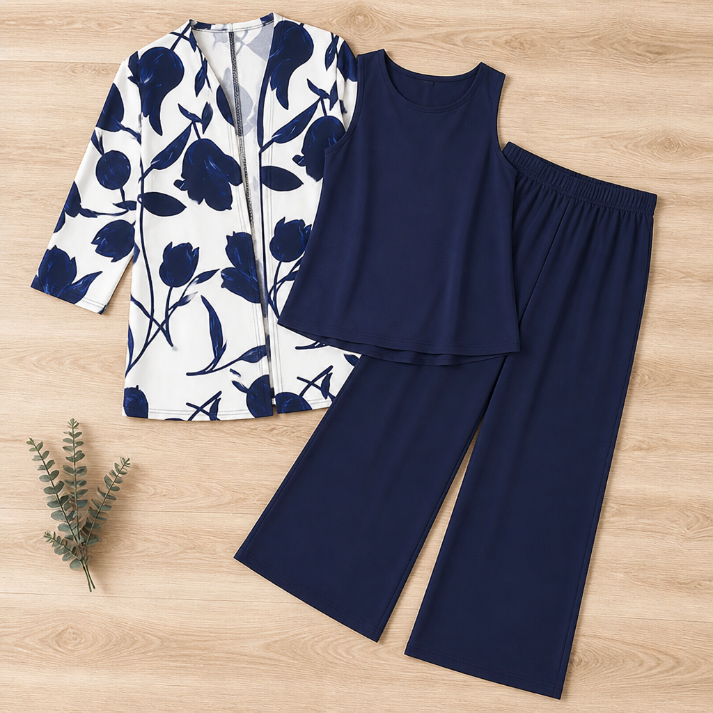 AuraLuxe™ 3-Piece Ensemble — Unlock All-Day Confidence with Effortless Style and Supreme Comfort