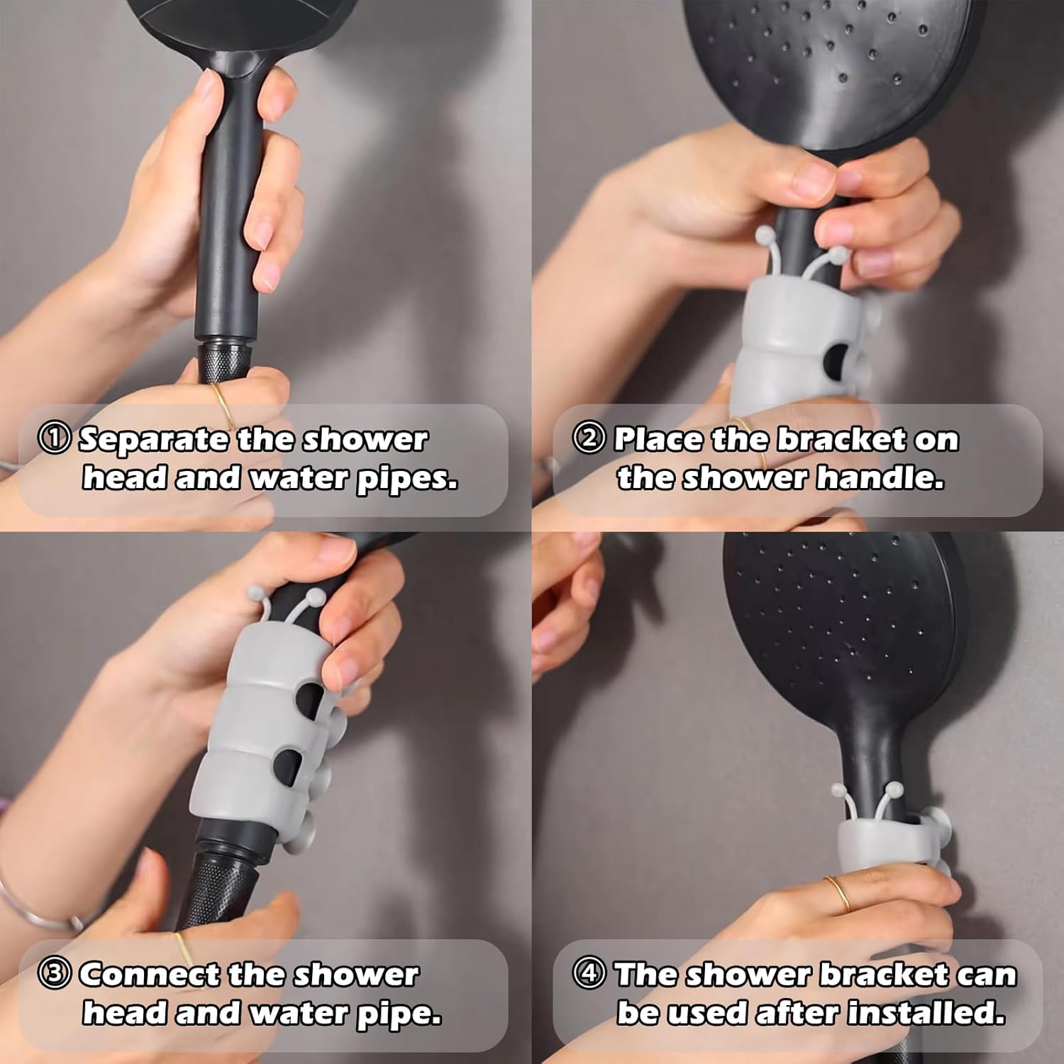 2+2 FREE | Shower Holder for Complete Control During Family Moments