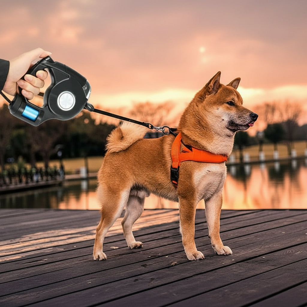 Illuminate Your Walks with the SafetyLeash™ Flashlight Feature