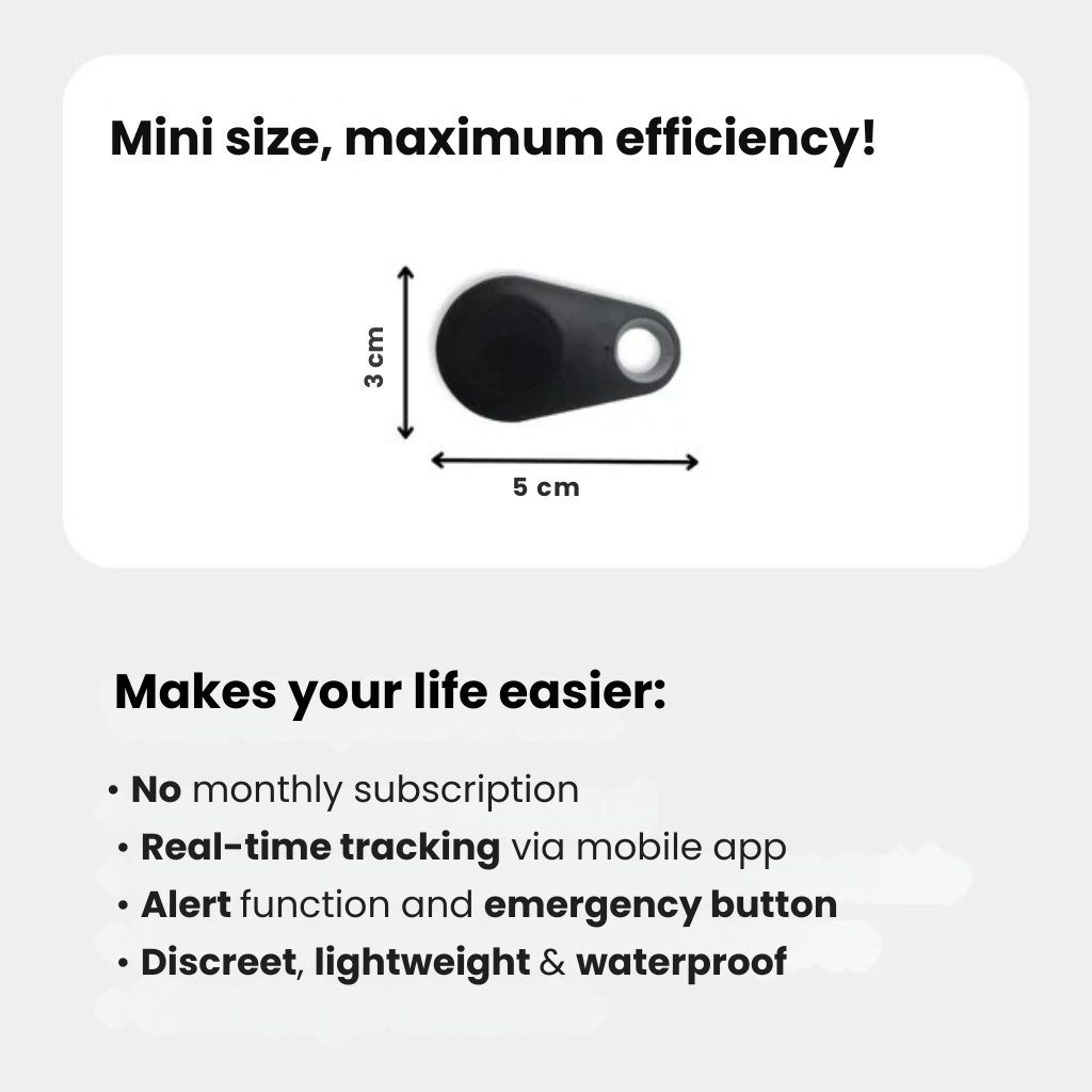 Child Safety GPS Tracker with Waterproof Design & SOS Alerts