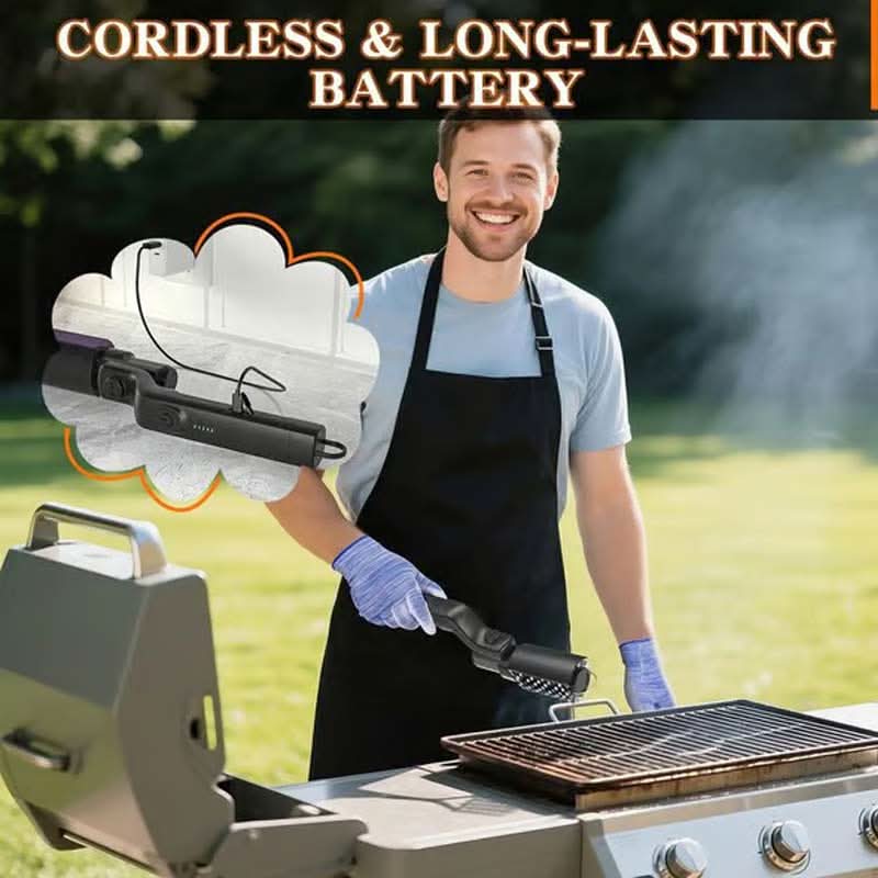 EmberSweep™ — Power Through Grill Grime Fast and Effortlessly