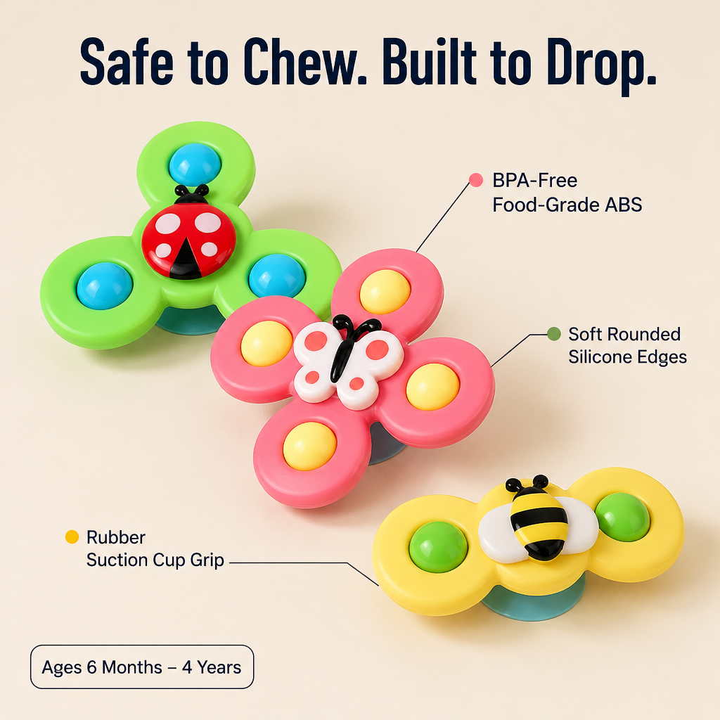 Magnetic SpinWhirl™ — Attach, Spin & Halt Toddler Tantrums Instantly
